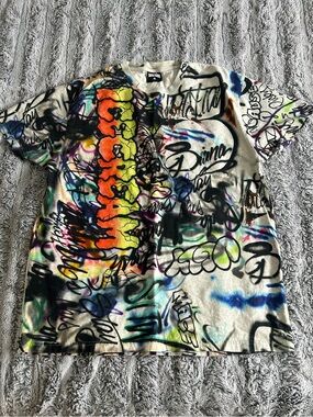 Rare Icecream t-shirt Newyork graffiti